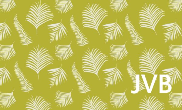 Monogram Palm Personalised Beach Towel, Gifts Green