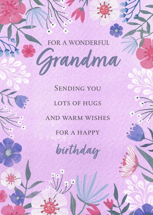 Moonpig Floral Bouquet Amazing Wife Birthday Card