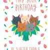 Moonpig Funny Birthday Card - A Bouquet Of Kittens