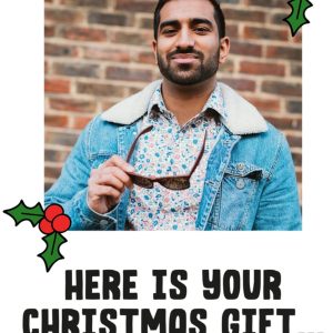 Moonpig Funny 'here Is Your Christmas Gift' Photo Upload Christmas Card