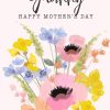 Moonpig Happy Mothers Day Granny Flowers Floral Bouquet Mothers Day Card