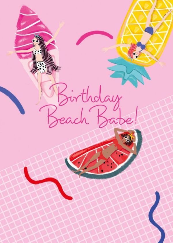 Moonpig Hotchpotch Mermaid Gifts Birthday Card