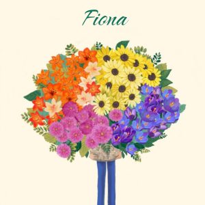 Moonpig Illustrated Large Floral Bouquet Birthday Card
