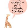 Moonpig Illustrative Gift To Humanity Birthday Card