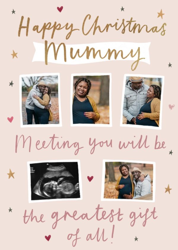 Moonpig Mum To Be Meeting You Will Be The Greatest Gift Of All Photo Upload Christmas Card