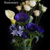 Moonpig Photographic Purple And White Mixed Bouquet Customisable Sympathy Card