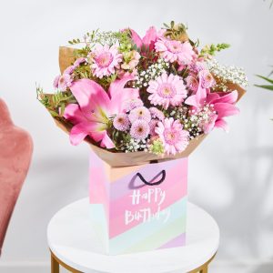Moonpig The Birthday Blush Gift Bag