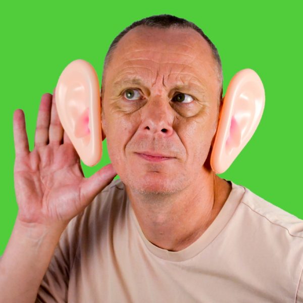 Novelty Senior Citizens Hearing Aid for the Elderly - Funny Gag Gift