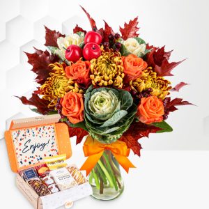 October Bouquet & Afternoon Tea