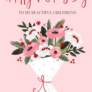 Okey Dokey Design Okey Dokey Bouquet Happy Valentine's Day Card