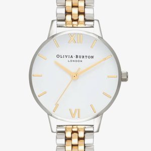 Olivia Burton Midi Dial Gold And Silver Bracelet Watch 24000170