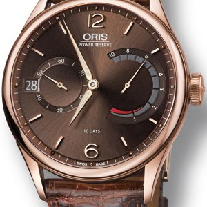 Oris Watch Artelier Calibre 111 Rose Gold Leather - Brown