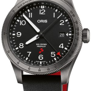 Oris Watch Big Crown ProPilot Rega Fleet Airbus Helicopters H145 HB-ZQL Limited Edition - Black