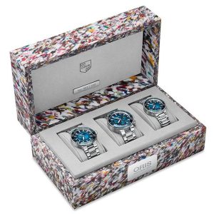 Oris Watch Save The Ocean Trilogy Of Watches Set Limited Edition - Black