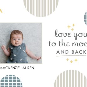 Over the Moon Personalised Travel Mug 16oz (473ml), Gifts Blue
