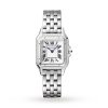 Panthère De Cartier Watch Medium Model, Quartz Movement, Steel