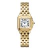 Panthere de Cartier watch, small model, quartz movement. Case in yellow gold 750/1000, dimensions: 23 mm x 30 mm