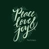 Peace Love And Joy Personalised Christmas Bauble, Gifts Green