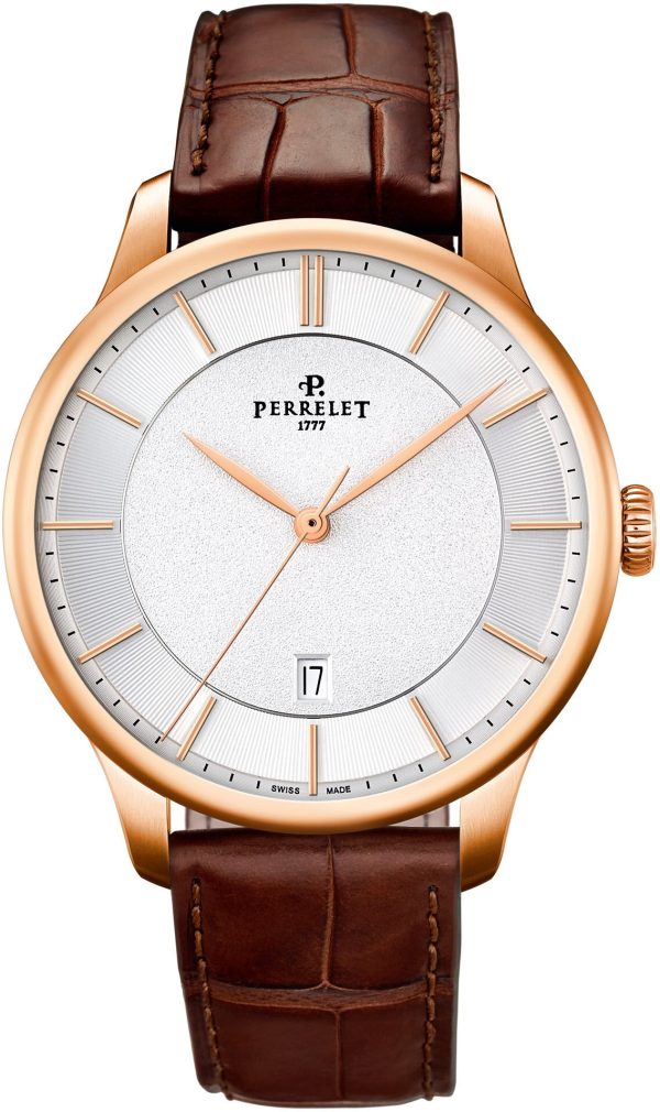 Perrelet Watch First Class Gold 18K - White