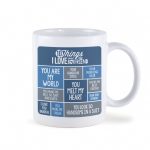 Personalised 10 Things I Love About My Boyfriend Mug - Personalised Gift Mug - Get Him Enthused About Making The Next Tea Round