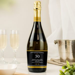 Personalised 30th Birthday Bottle Of Prosecco - Personalised Birthday Gifts - Personalised Bottle Of Prosecco For A 30th Birthday
