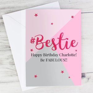 Personalised Bestie Gifts | #bestie Card