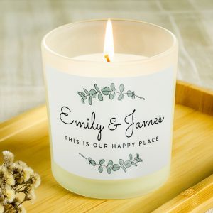 Personalised Botanical Jar Candle - This Personalised Botanical Candle Is A Wonderful Keepsake Gift For The Home Or Anywhere You'd Like