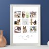 Personalised Cat Multi Photo And Quote Print - Personalised Gifts - Multi-Photo Print For Cat Lovers