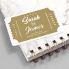 Personalised Cinema Ticket Metal Wallet Insert - Romantic Gift for Him
