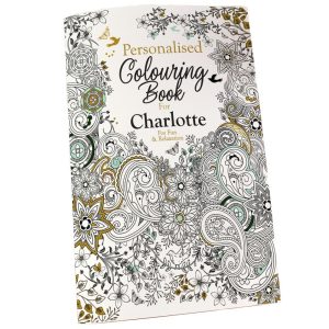 Personalised Colouring Book For Adults - Personalised Gifts - A Fantastic Way To Escape The Stresses Of Modern Life