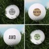 Personalised Golf Balls - Personalised Gifts - Keepsake Golf Balls - Wonderful For Dad Or Grandpa & Personalise With Your Unique Message