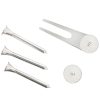 Personalised Golf Set - Personalised Anniversary Gifts - Includes 3 Golf Tees, Pitch Repairer And Ball Marker