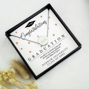 Personalised Graduation Sentiment Necklace Gift