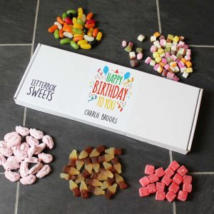 Personalised Happy Birthday Letterbox Sweets