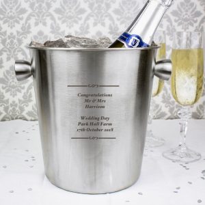 Personalised Ice Bucket - Personalised Gifts - Chill Alcohol With This Stylish, Personalised Gift, A Great Gift For Someone Turning 18