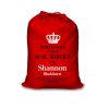 Personalised Large Red Christmas Santa Gift Sack | Wowcher