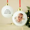 Personalised Photo Upload Christmas Baubles - Personalised Christmas Bauble Gifts - A Special Gift For The Festive Season