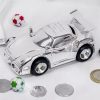 Personalised Racing Car Money Box - Baby Boy Christening Gift