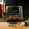 Personalised Whiskey Glass - Personalised Gifts - This Sentiment Is Exactly Why Engraved Whiskey Glasses Make Such Superb Gifts
