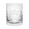 Personalised Whisky Tumbler, 50th Gift For Him - A Much Better Gift Than A New Tie, For The Big Fan Of A Wee Dram