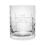 Personalised Whisky Tumbler, 50th Gift For Him - A Much Better Gift Than A New Tie, For The Big Fan Of A Wee Dram