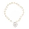 Personalised White Freshwater Pearl Bracelet - Personalised Gifts - Wonderful Jewellery Gifts For Ages 10 To 100!