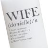 Personalised Wife Definition Candle - Personalised Gifts - For The Wife No One Else Can Hold A Candle To With A Burn Time Of 58 Hours