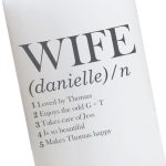 Personalised Wife Definition Candle - Personalised Gifts - For The Wife No One Else Can Hold A Candle To With A Burn Time Of 58 Hours