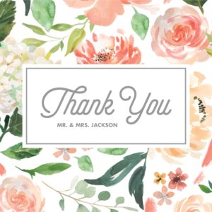 Petite Bouquet FoldedCard 7x5" (18x13cm) Folded Greeting Cards, Card & Stationery Pink