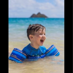 Photo Border Personalised Beach Towel, Gifts Black