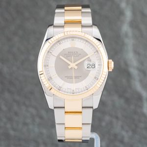 Pre-Owned Rolex Datejust Tuxedo Dial Watch 116233