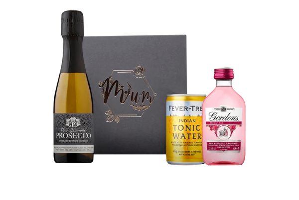 Prosecco & Gordon'S Gin Gift Set In Engraved Rose Gold Box For Mum This Christmas - Beer Hunter | Wowcher