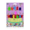 Queen 4 The Day - Who's Counting Candles - Gift Ideas For Her Birthday - 12 Fun And Brightly Coloured Novelty Candles