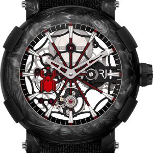 RJ Watches ARRAW Spider Man Carbon 45mm Limited Edition - Silver